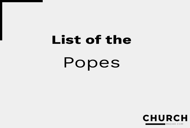 List of the Popes